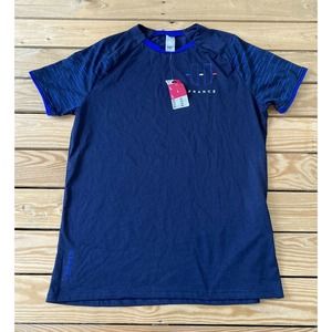 NWT Decathlon Men’s Blue Short Sleeve France Top L
